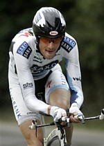 Frank Schleck pendant la premi�re �tape de Paris-Nice 2009